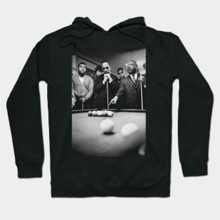 Martin Luther King Jr. playing Pool Hoodie